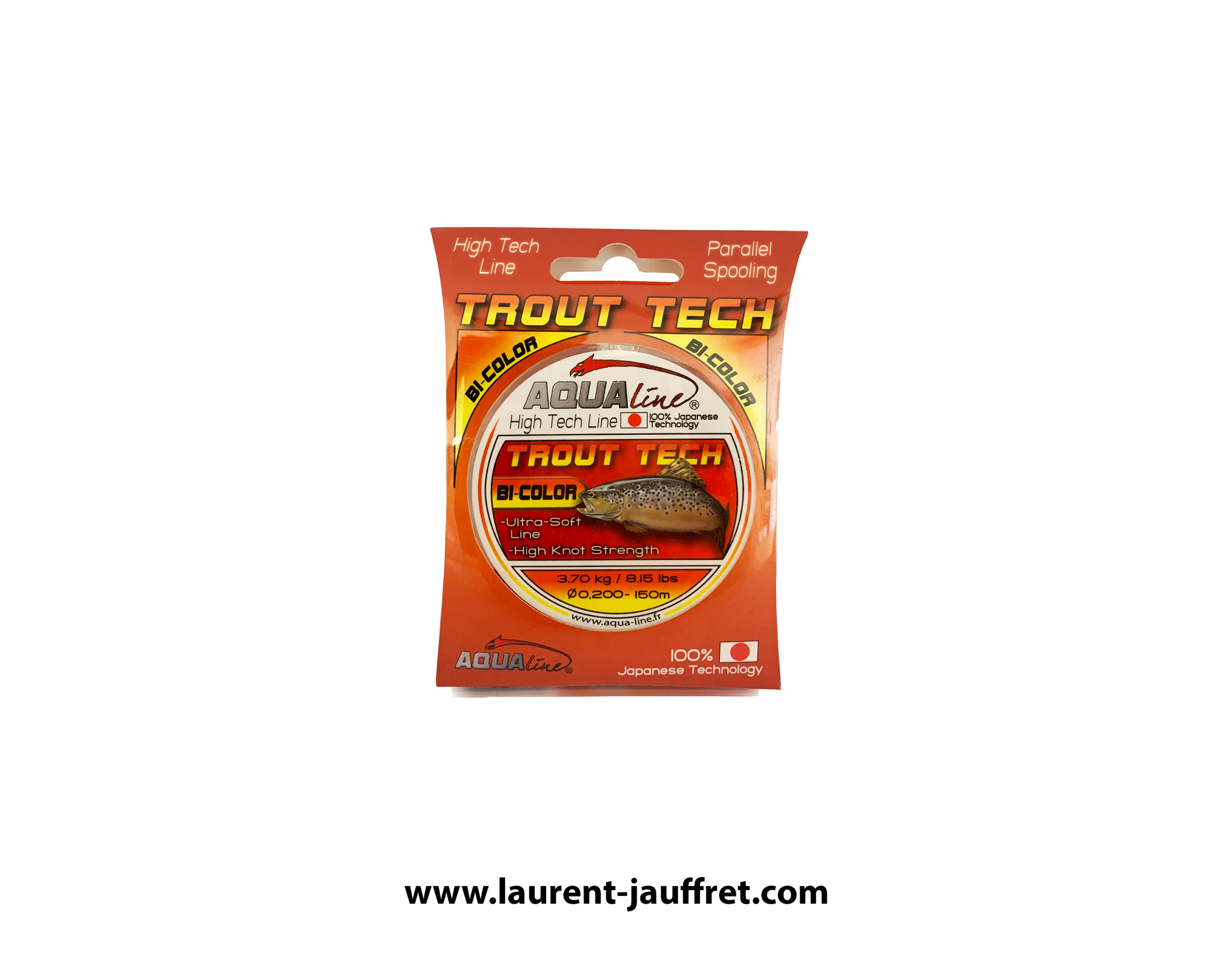 CORPS_DE-LIGNE_NYLON_AQUALINE_TROUT_TECH_BICOLORE_ROUGE_ET_JAUNE_BOITE