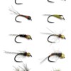 Lot De 5 Nymphes Pierre Réalistes – Mouches De Pêche à La Truite, Bar, Perche – Ultra Efficaces Et Durables